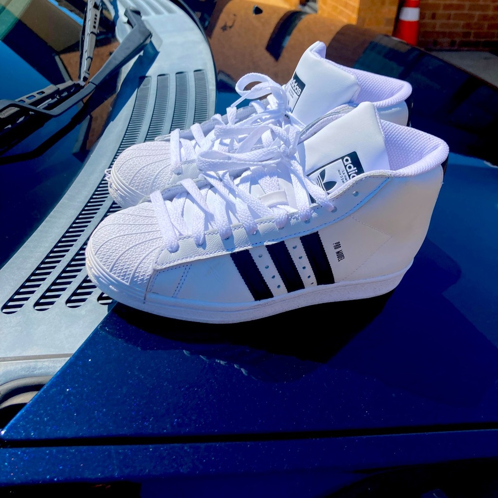 Little Boys Hightop Adiddas